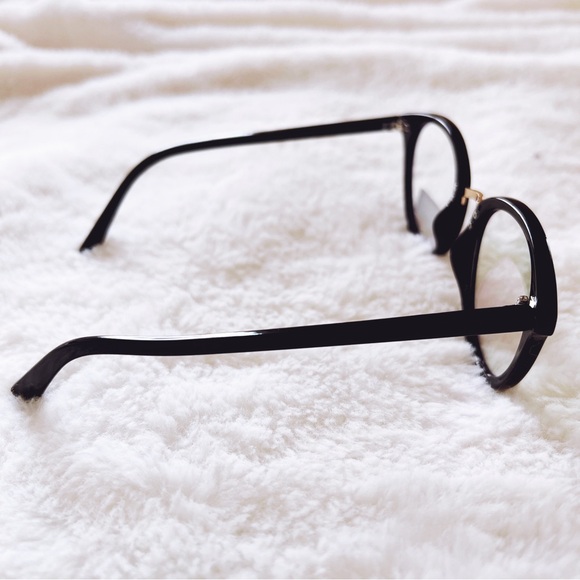 Cole Black Round Blue Light Glasses - Picture 8 of 11